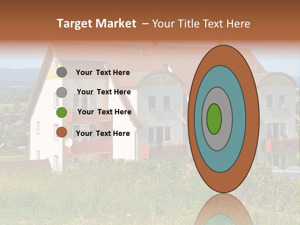 Portrait Mustache Boy PowerPoint Template