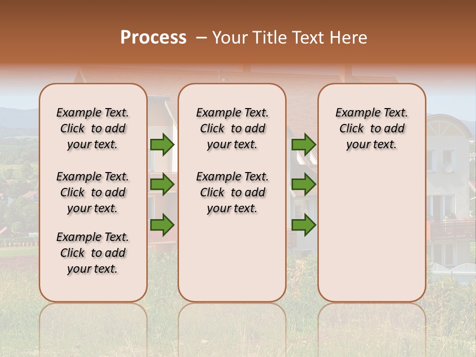 Portrait Mustache Boy PowerPoint Template