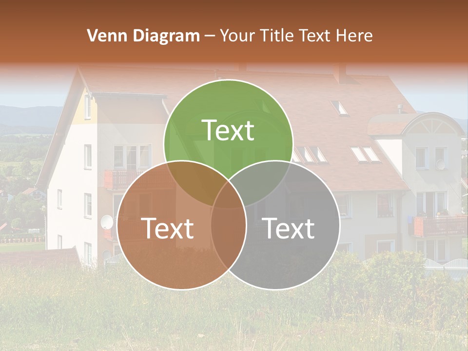 Portrait Mustache Boy PowerPoint Template