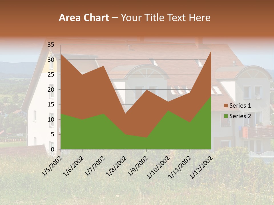 Portrait Mustache Boy PowerPoint Template