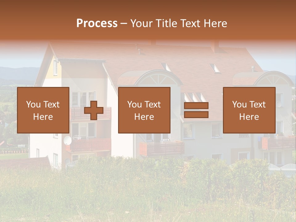 Portrait Mustache Boy PowerPoint Template