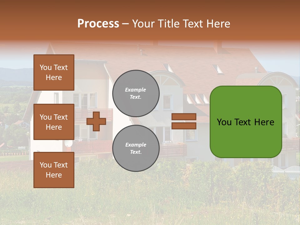 Portrait Mustache Boy PowerPoint Template
