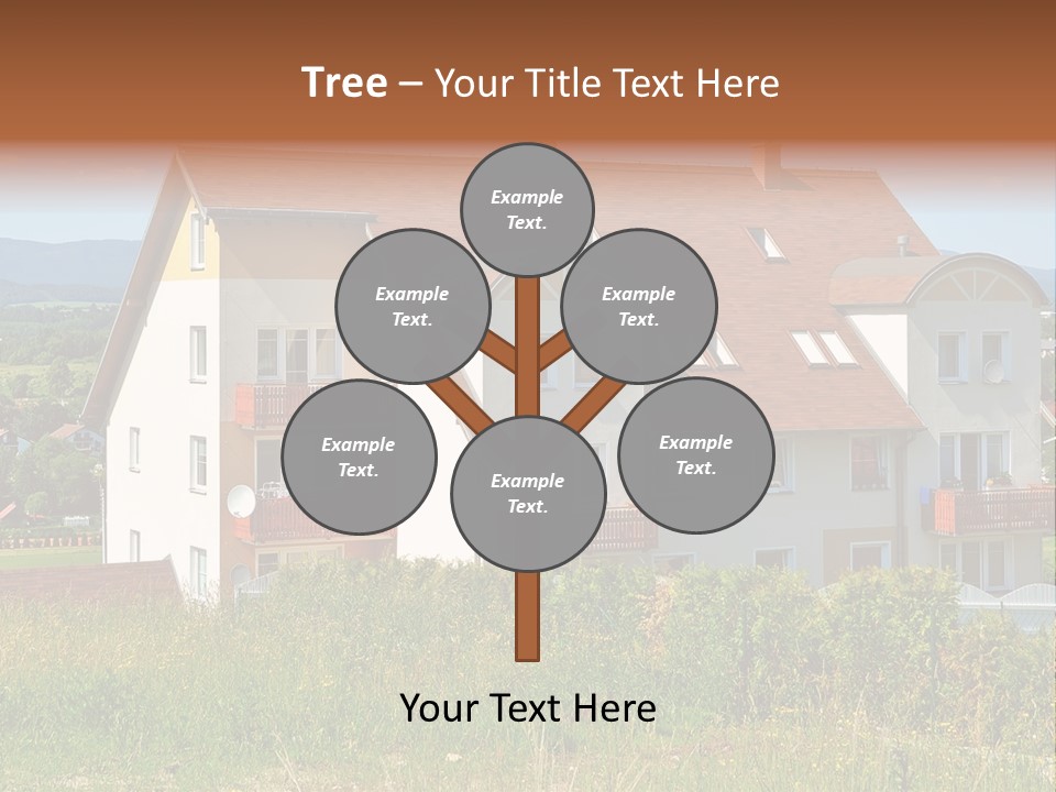 Portrait Mustache Boy PowerPoint Template