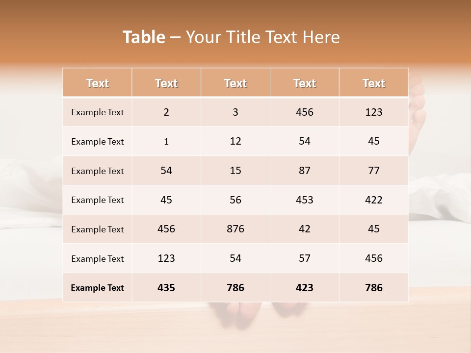 Prelude Bed Y PowerPoint Template