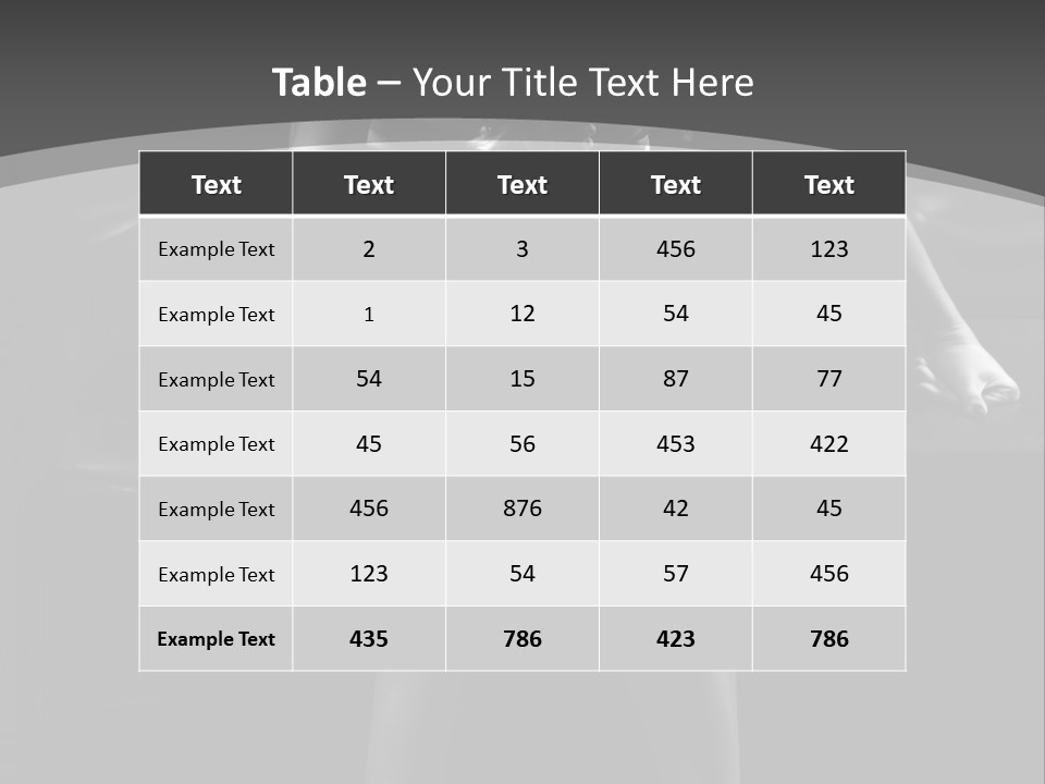 A Woman Sitting On A Couch In A Black And White Photo PowerPoint Template