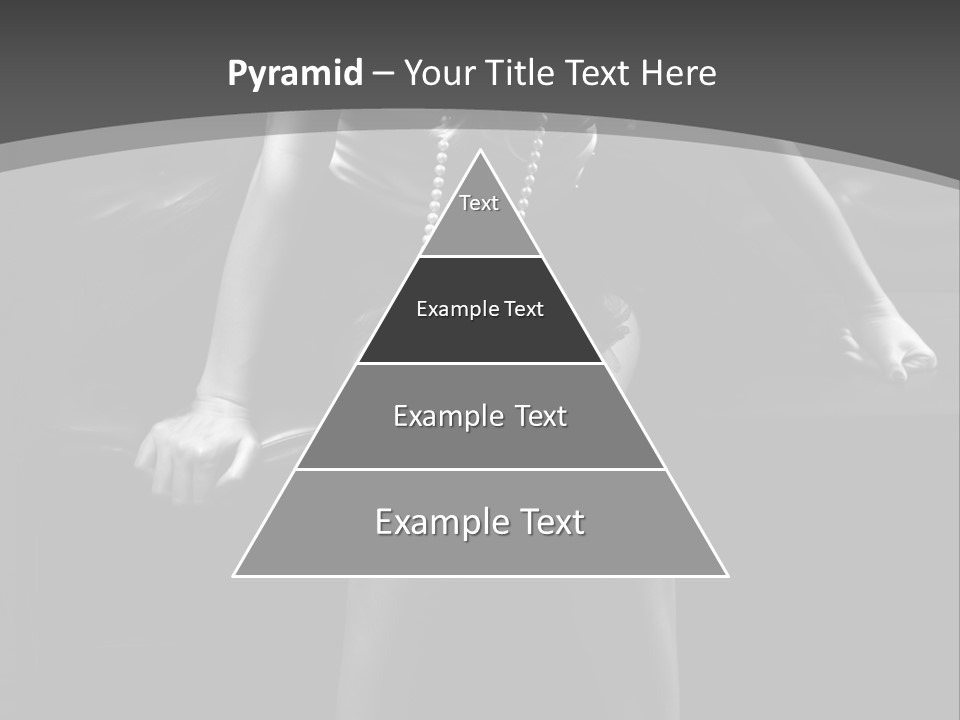 A Woman Sitting On A Couch In A Black And White Photo PowerPoint Template