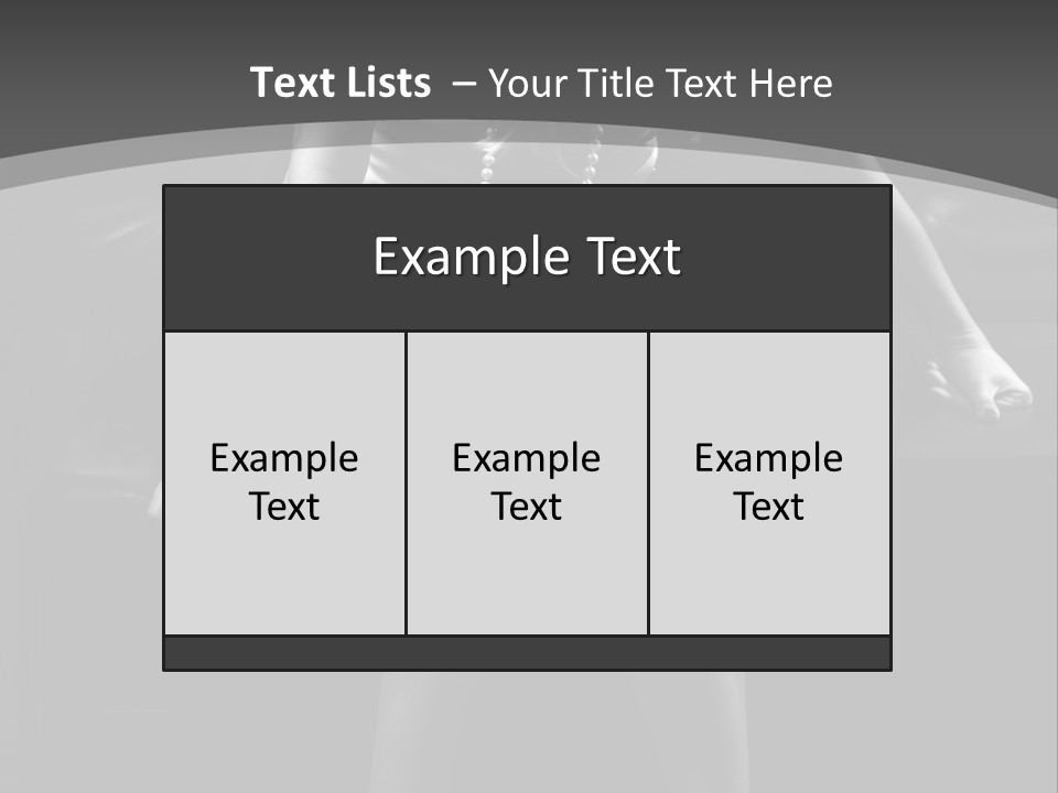 A Woman Sitting On A Couch In A Black And White Photo PowerPoint Template