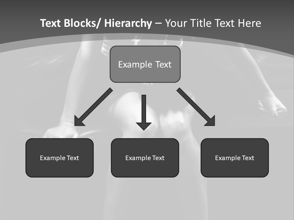 A Woman Sitting On A Couch In A Black And White Photo PowerPoint Template