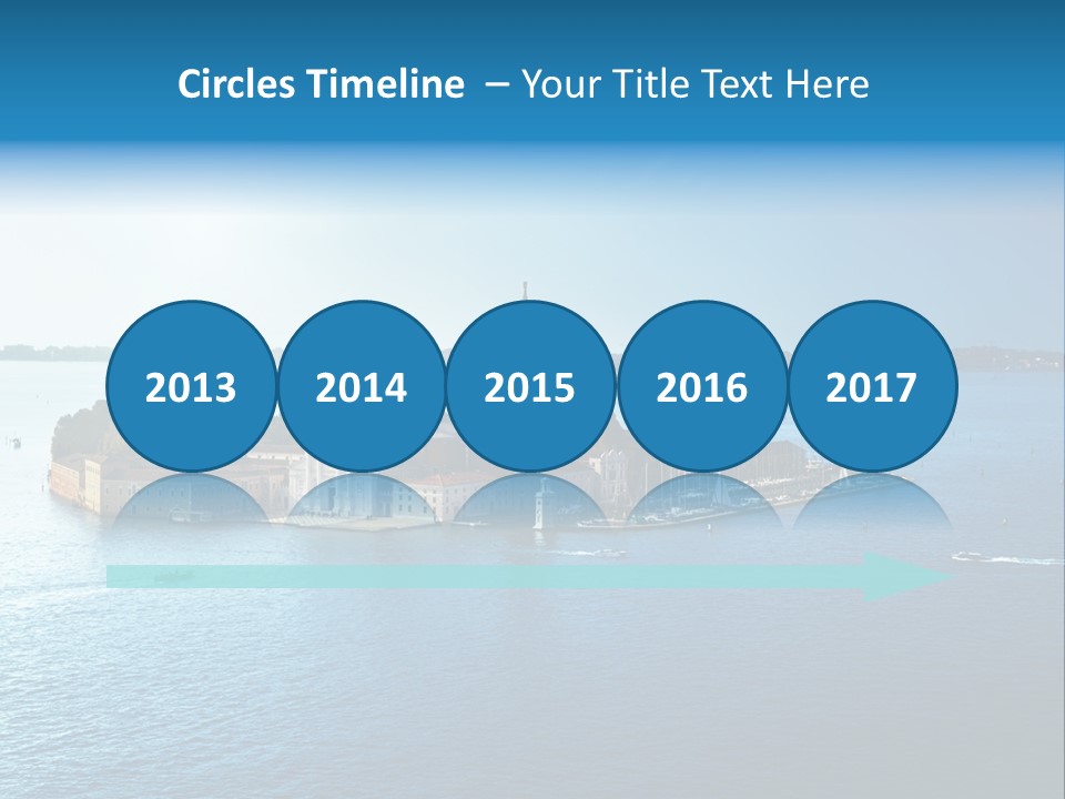 Height Right Upturn PowerPoint Template