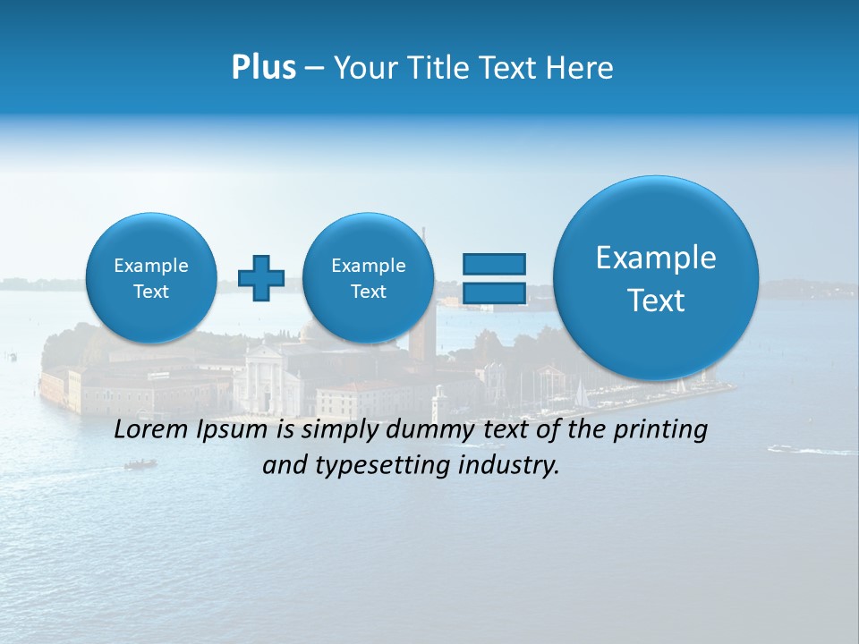 Height Right Upturn PowerPoint Template