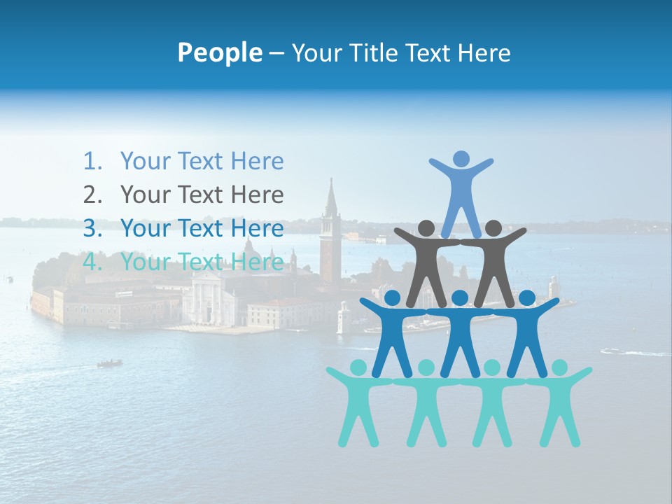 Height Right Upturn PowerPoint Template