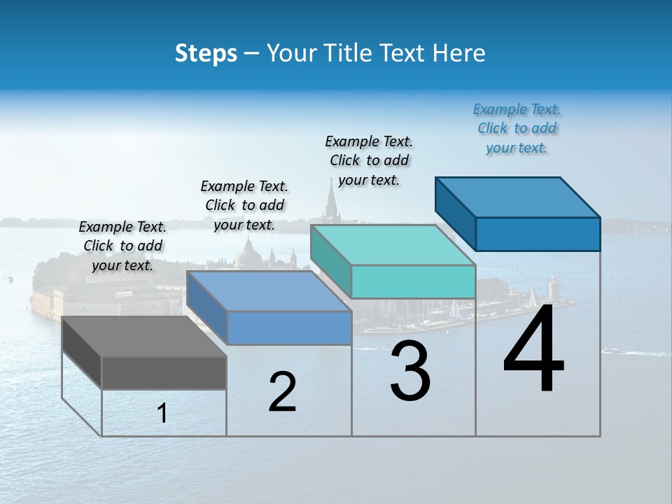 Height Right Upturn PowerPoint Template