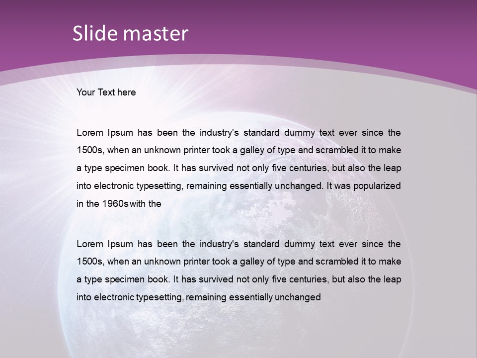 Exploration Size Illustration PowerPoint Template