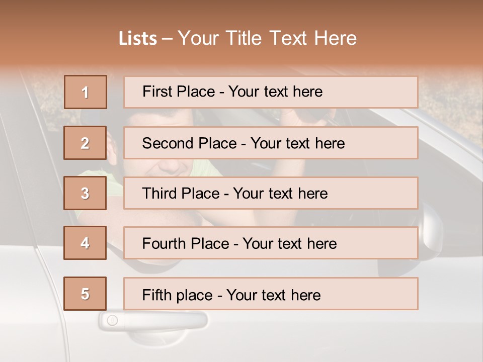 Driver Key Hired PowerPoint Template