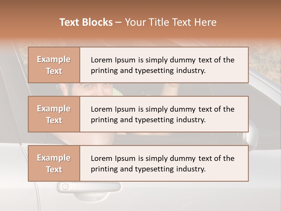 Driver Key Hired PowerPoint Template