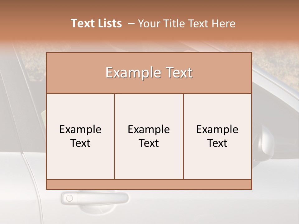 Driver Key Hired PowerPoint Template