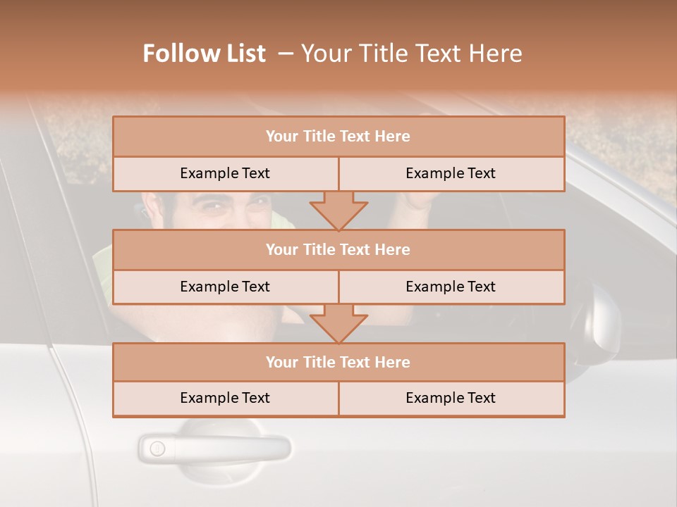 Driver Key Hired PowerPoint Template