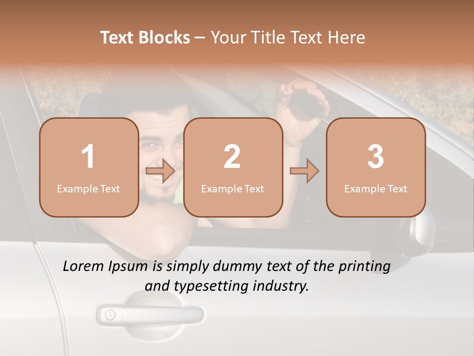 Driver Key Hired PowerPoint Template