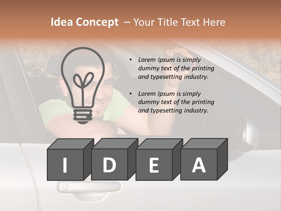 Driver Key Hired PowerPoint Template