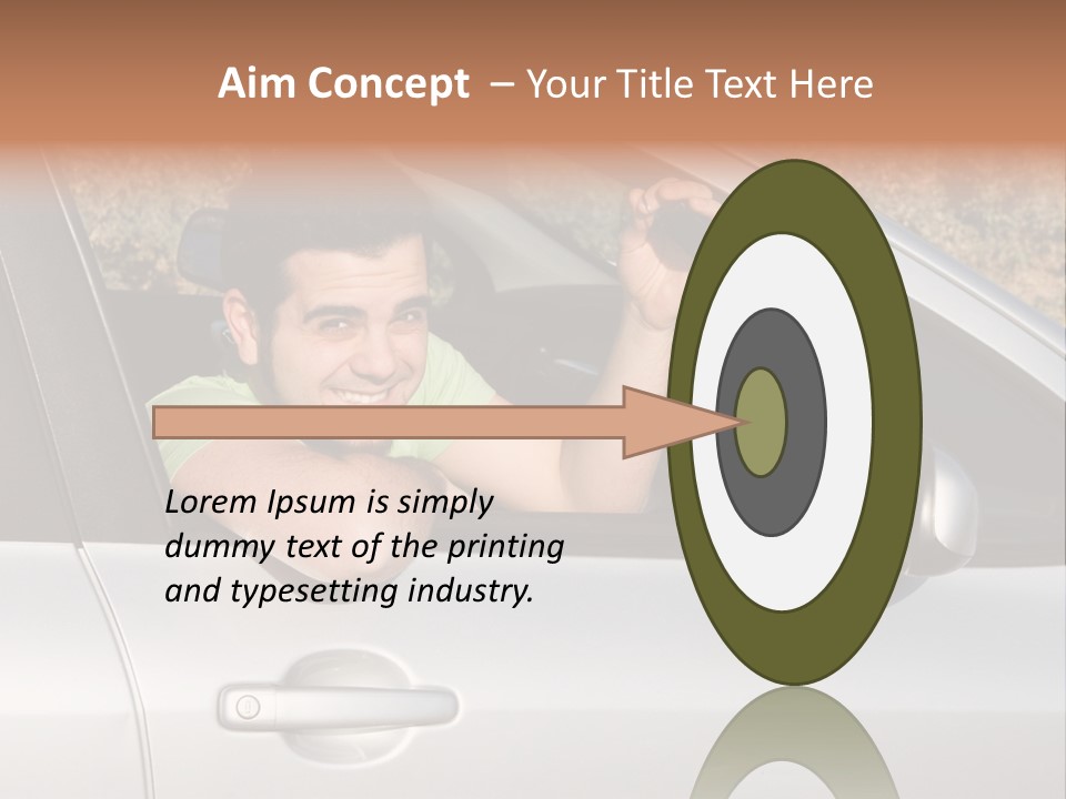 Driver Key Hired PowerPoint Template