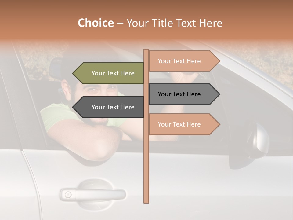 Driver Key Hired PowerPoint Template