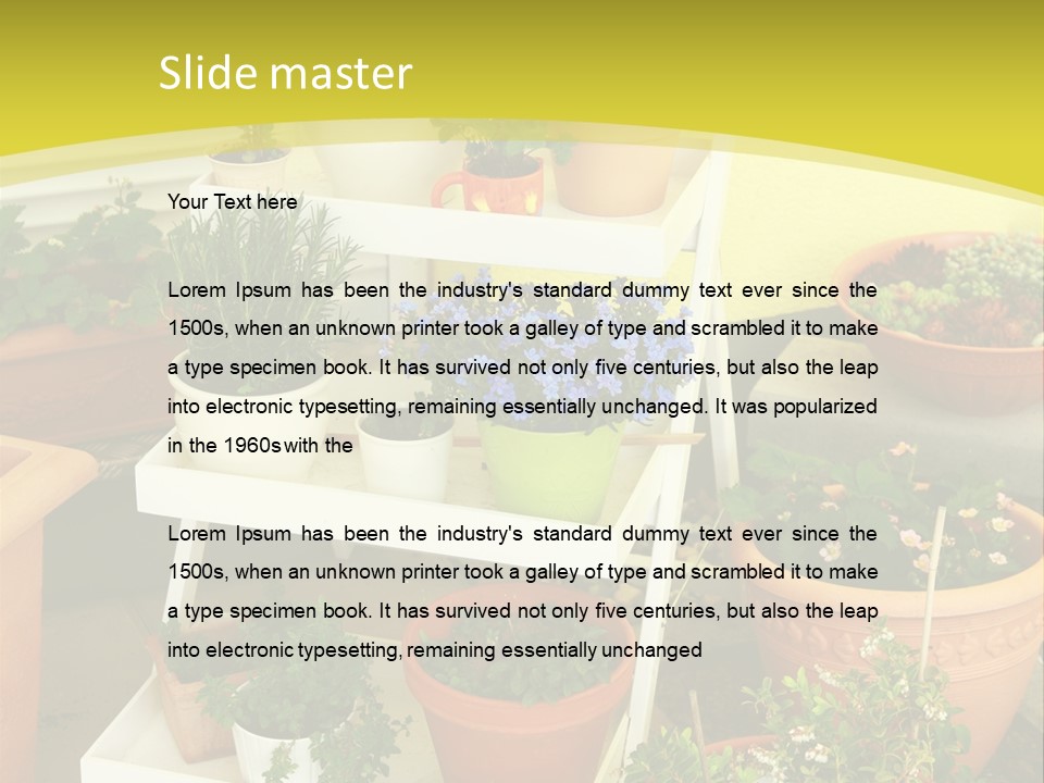 Cranberry Nature Green PowerPoint Template