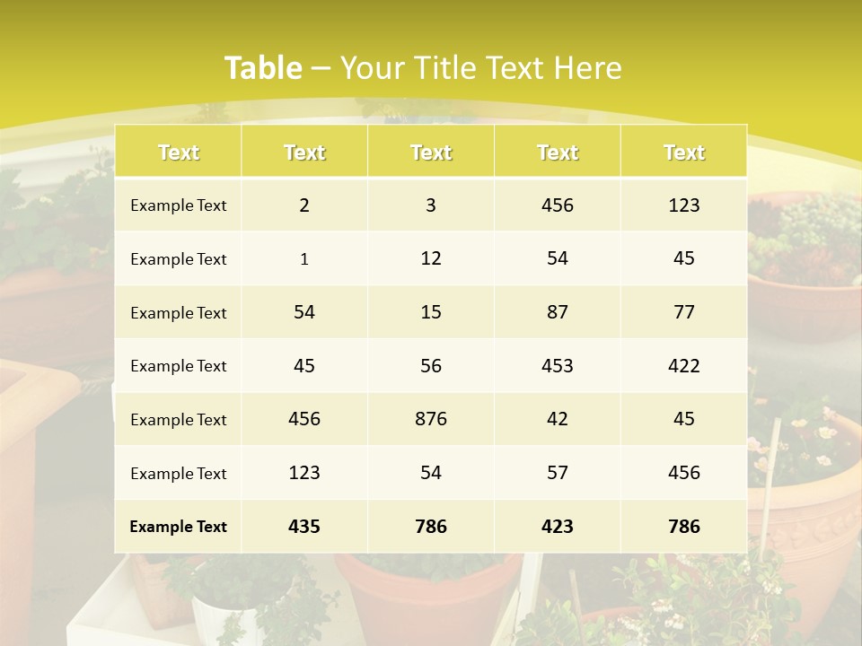 Cranberry Nature Green PowerPoint Template