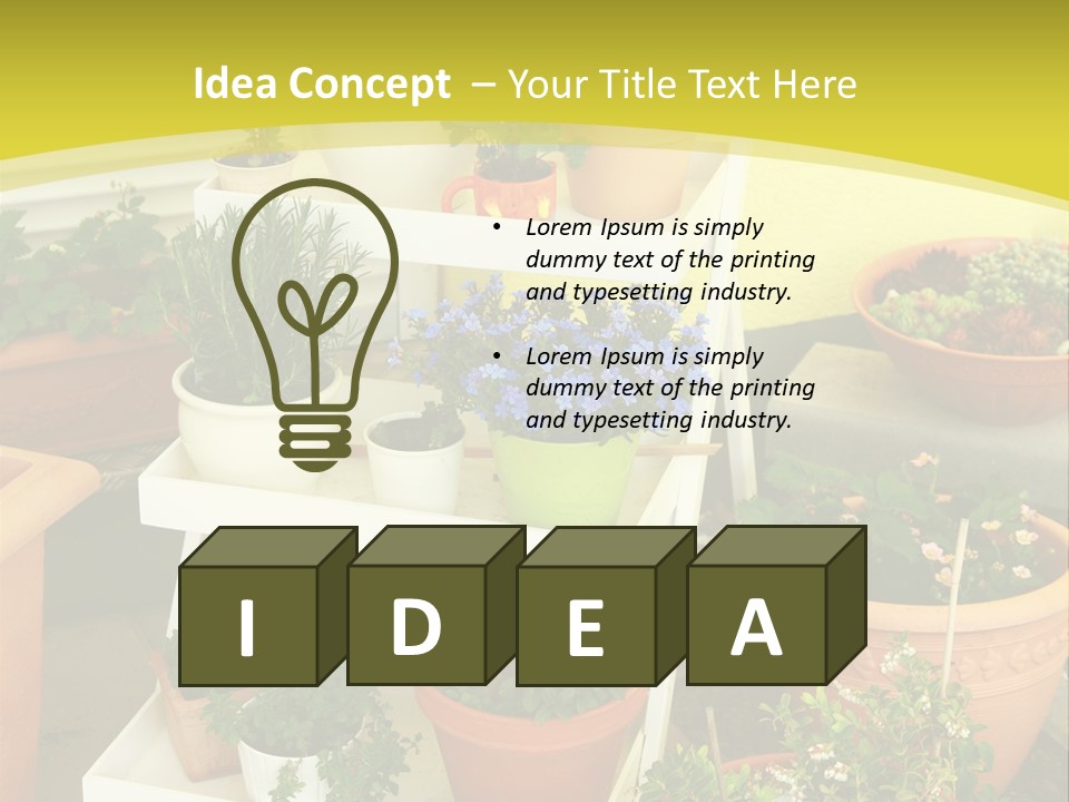 Cranberry Nature Green PowerPoint Template