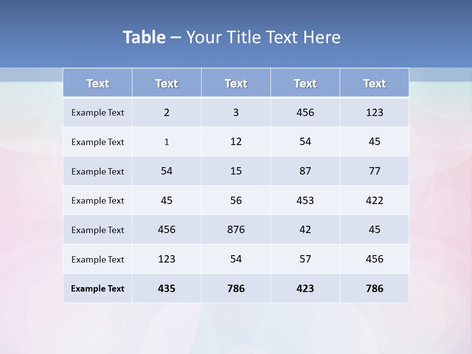 A Blue And Pink Background With Circles PowerPoint Template