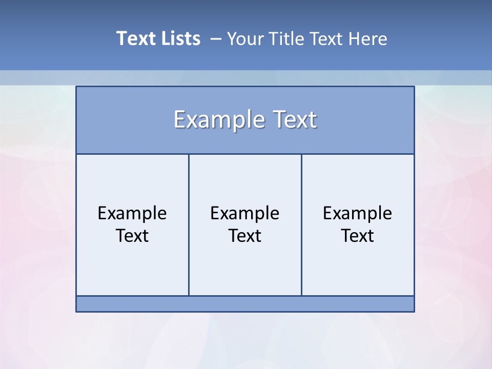 A Blue And Pink Background With Circles PowerPoint Template