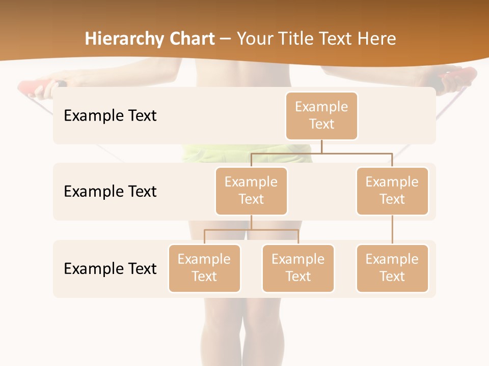 A Woman Is Holding A Skipping Rope In Her Hands PowerPoint Template