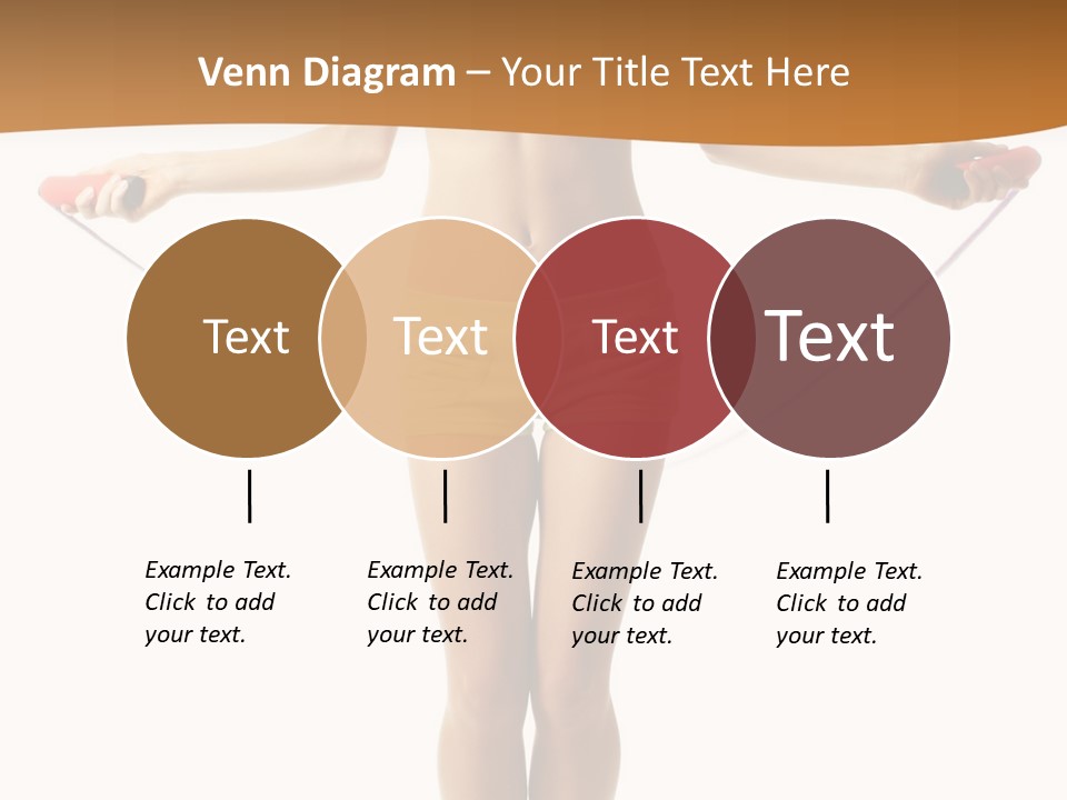 A Woman Is Holding A Skipping Rope In Her Hands PowerPoint Template