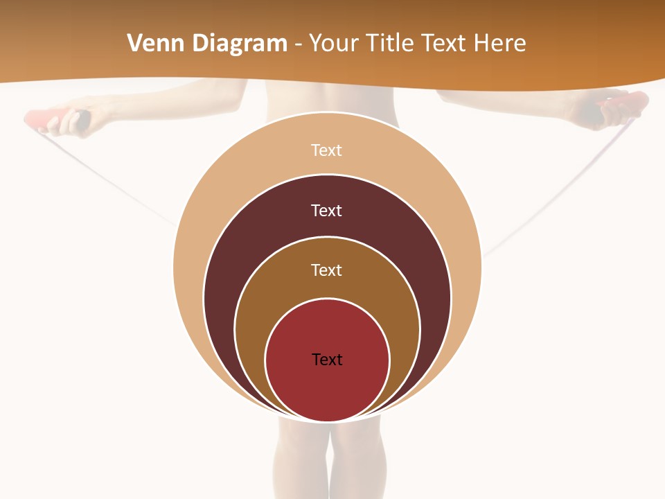 A Woman Is Holding A Skipping Rope In Her Hands PowerPoint Template