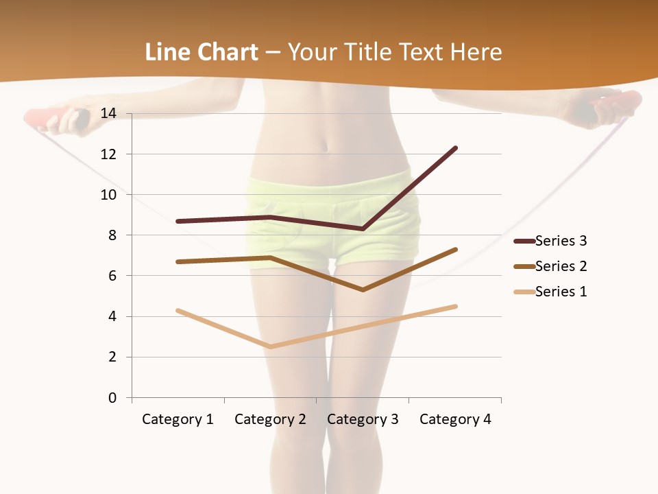 A Woman Is Holding A Skipping Rope In Her Hands PowerPoint Template