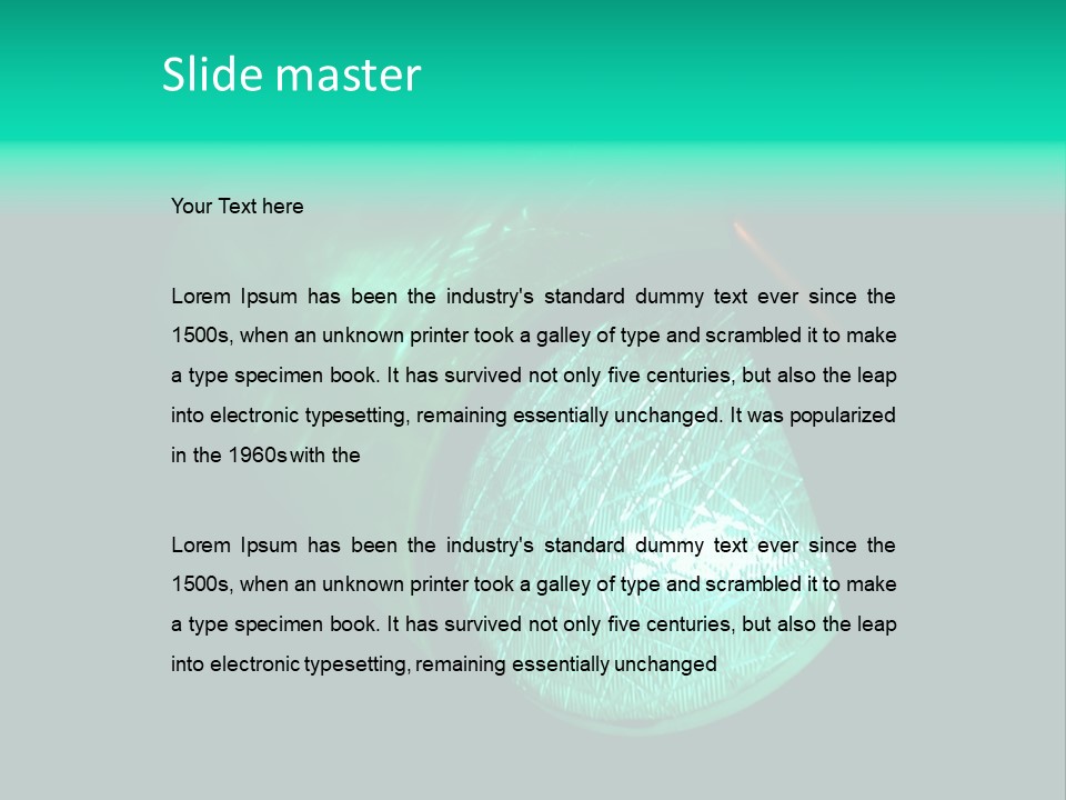 Street Walk Sign PowerPoint Template