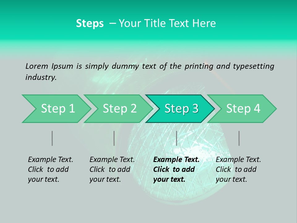 Street Walk Sign PowerPoint Template