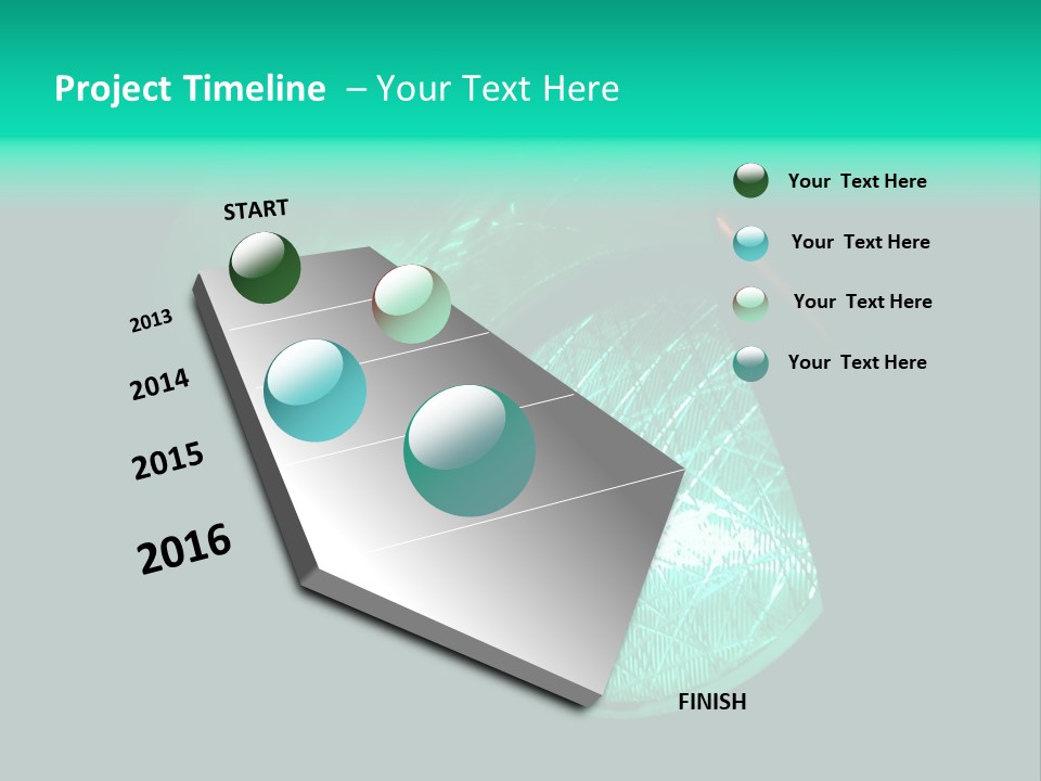 Street Walk Sign PowerPoint Template