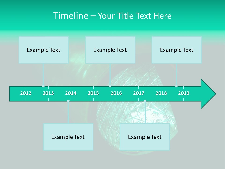 Street Walk Sign PowerPoint Template