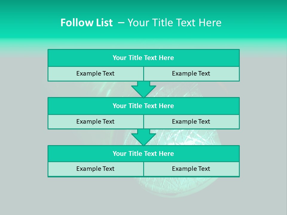 Street Walk Sign PowerPoint Template