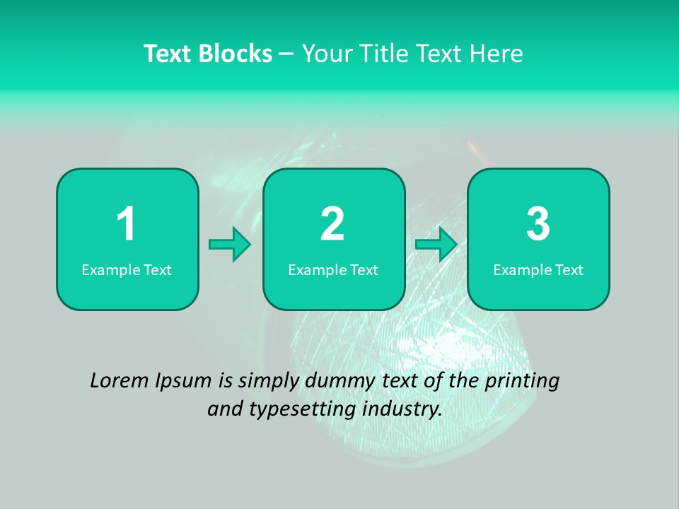 Street Walk Sign PowerPoint Template