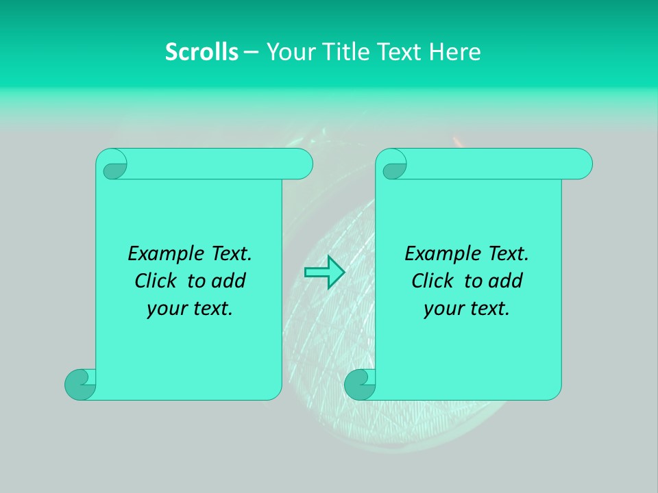 Street Walk Sign PowerPoint Template