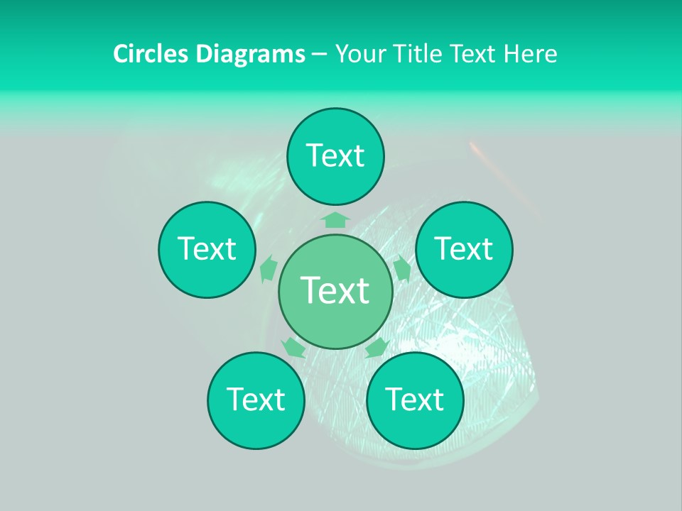 Street Walk Sign PowerPoint Template