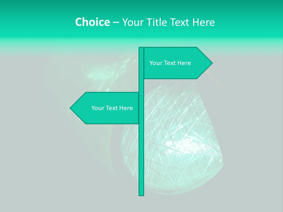 Street Walk Sign PowerPoint Template