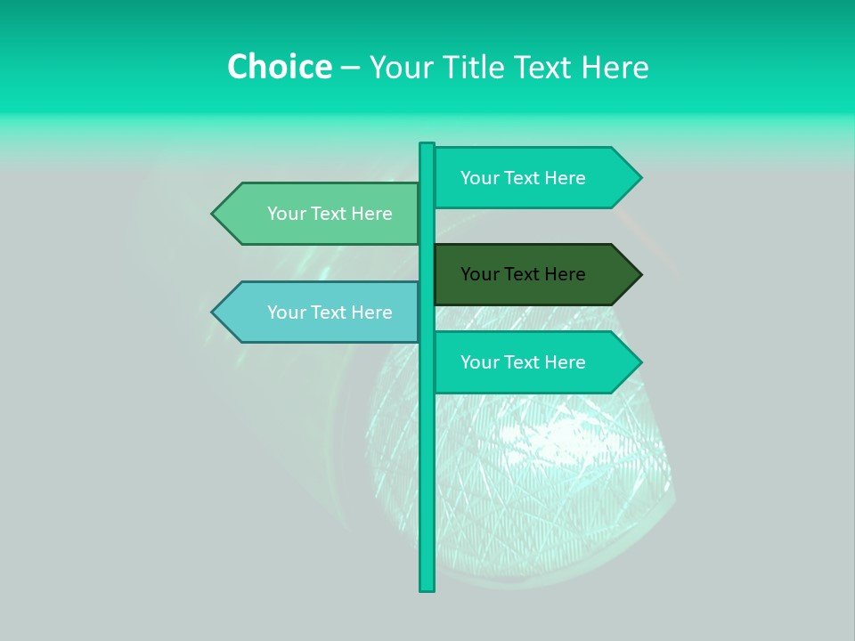 Street Walk Sign PowerPoint Template
