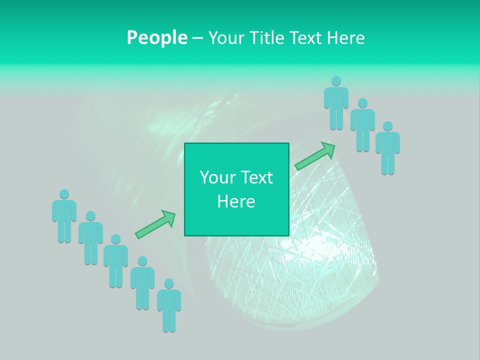 Street Walk Sign PowerPoint Template