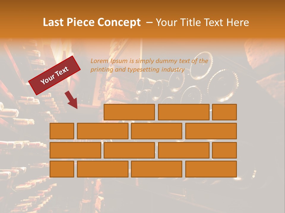 Wine Rack Choice Shop PowerPoint Template