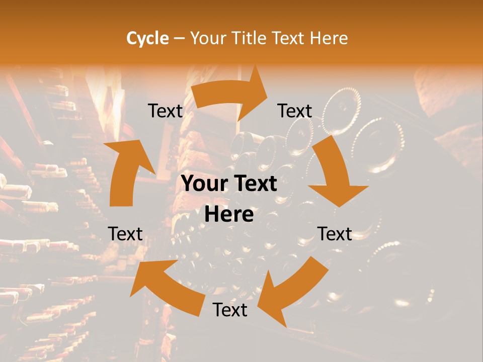Wine Rack Choice Shop PowerPoint Template