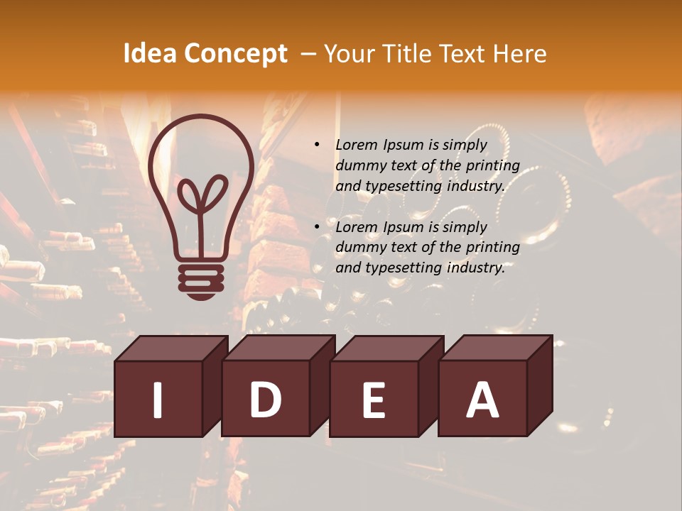 Wine Rack Choice Shop PowerPoint Template