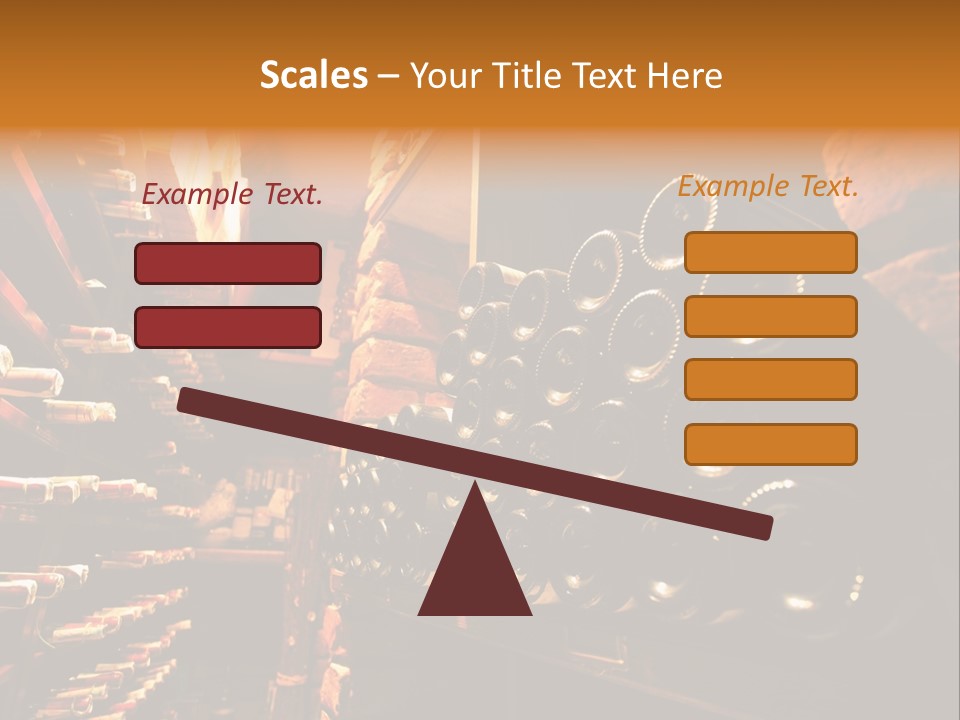 Wine Rack Choice Shop PowerPoint Template