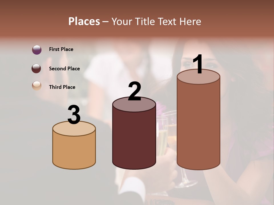 Table Boyfriend Businesspeople PowerPoint Template